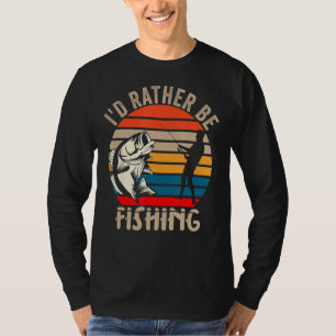 Camiseta Prefiero pescar al aire libre Pescado Hombres Suns