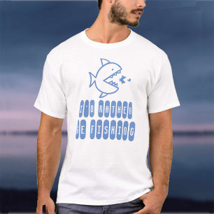 Camiseta Prefiero pescar. Camisas para los pescadores