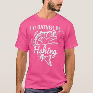 Camiseta Prefiero Pescar Gracioso Pesca De Fisherman