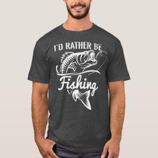 Camiseta Prefiero Pescar Gracioso Pesca De Fisherman
