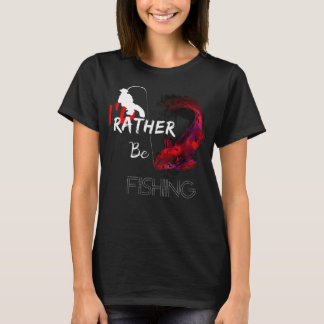 Camiseta Prefiero Pescar Graciosos Regalos De Pesca