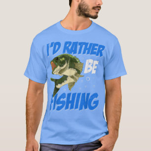 Camiseta Prefiero Pescar Hobby Fisherman Funny Lake Fi