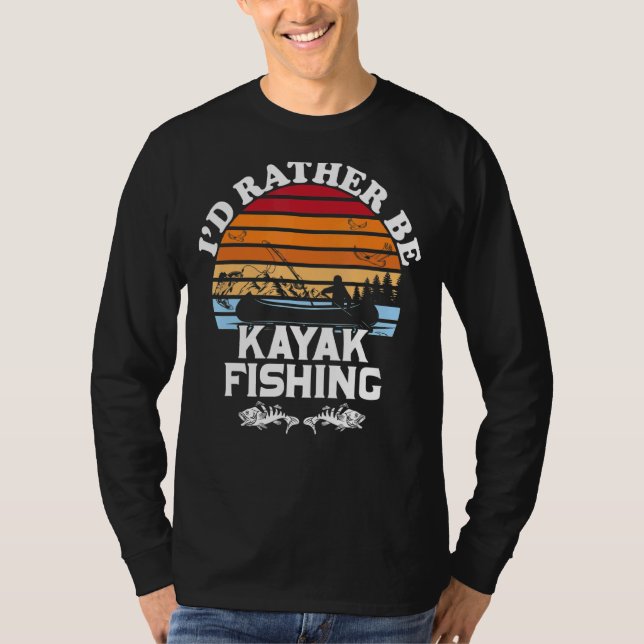 Camiseta Prefiero pescar Kayak (Anverso)