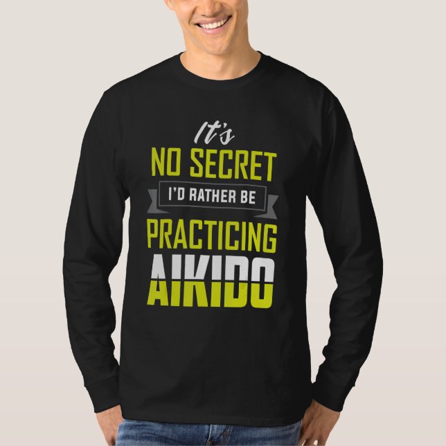 Camiseta Prefiero Practicar Aikido Martial Apparel (Anverso)