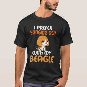 Camiseta Prefiero Salir Con Mi Beagle Gracioso O