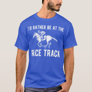 Camiseta Prefiero ser amigo de la Carreras de caballos de R