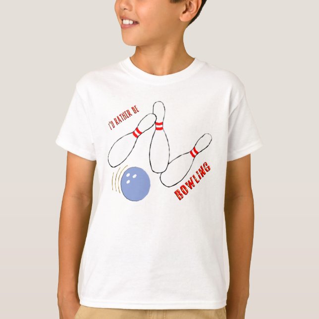 Camiseta Prefiero ser Bowling (Anverso)