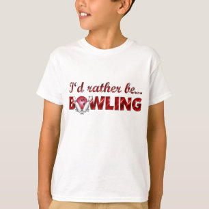 Camiseta Prefiero ser BOWLING (rojo)