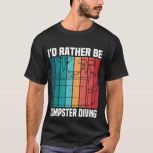 Camiseta Prefiero ser el holgazanero buceando gracioso pica