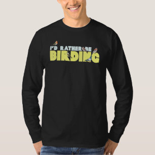 Camiseta Prefiero Ser El Observador De La Mirada De Pájaros