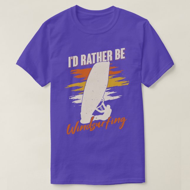 Camiseta Prefiero Ser El Regalo De Windsurf Para Windsurf (Diseño del anverso)