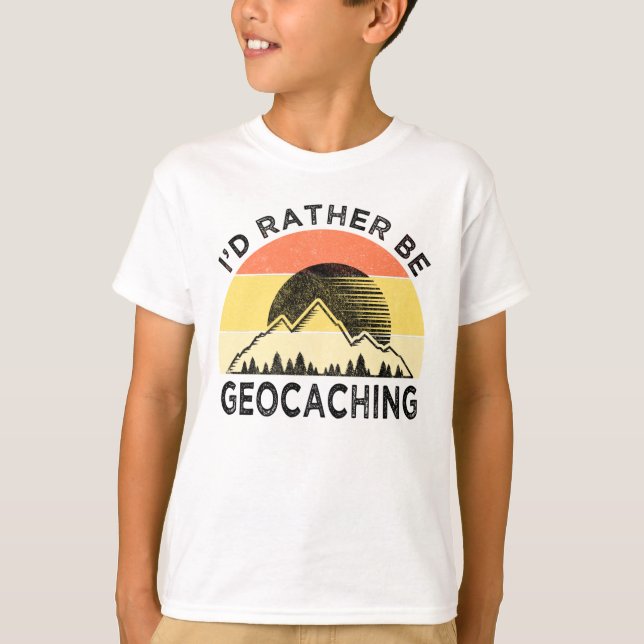 Camiseta Prefiero ser geocalizador (Anverso)