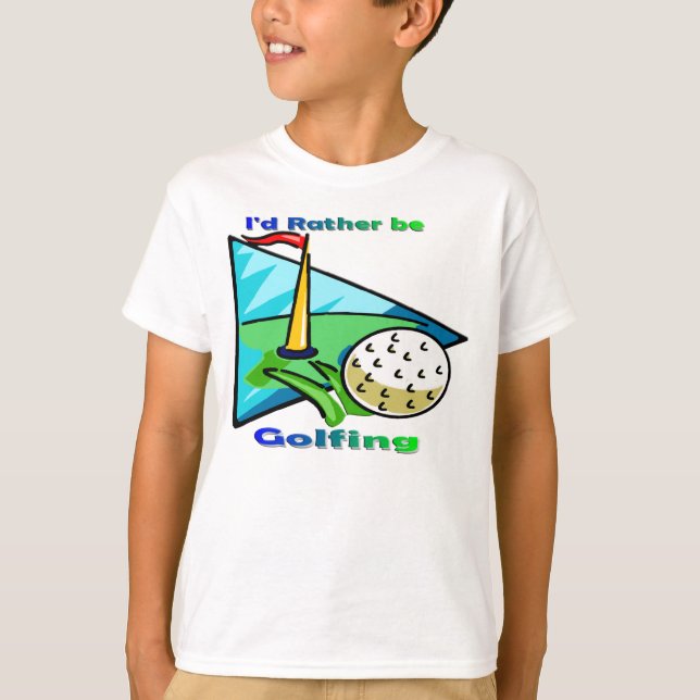 Camiseta Prefiero ser golfista (Anverso)