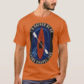 Camiseta Prefiero ser kayak en el lago de la capilla Jacobs