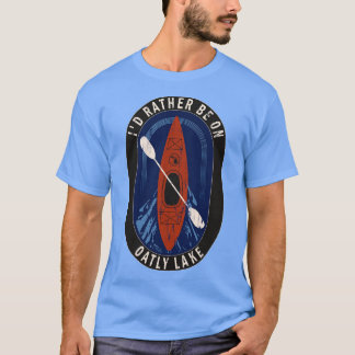 Camiseta Prefiero ser kayak en el lago Oatly en MI