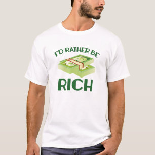 Camiseta Prefiero ser rico