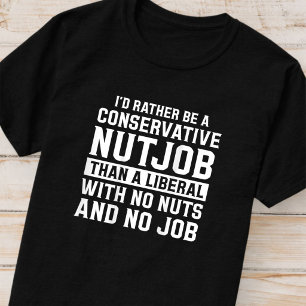 Camiseta Prefiero ser un loco conservador que un liberal
