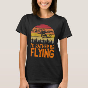 Camiseta Prefiero volar hobby Qua, piloto de drones vintage