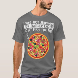 Camiseta Pregnancy Announcement Pizza For Two Baby Belly Pr