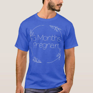 CAMISETA PREGNANCY MILESTONE 3 MONTHS PREGNANT 