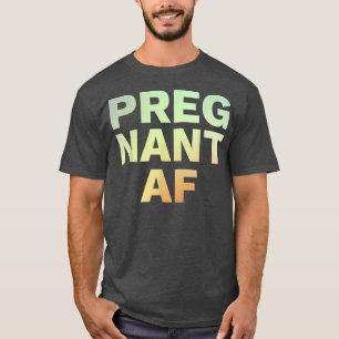 Camiseta Pregnant AF 2022 Pregnancy Announcement Shirt Gran