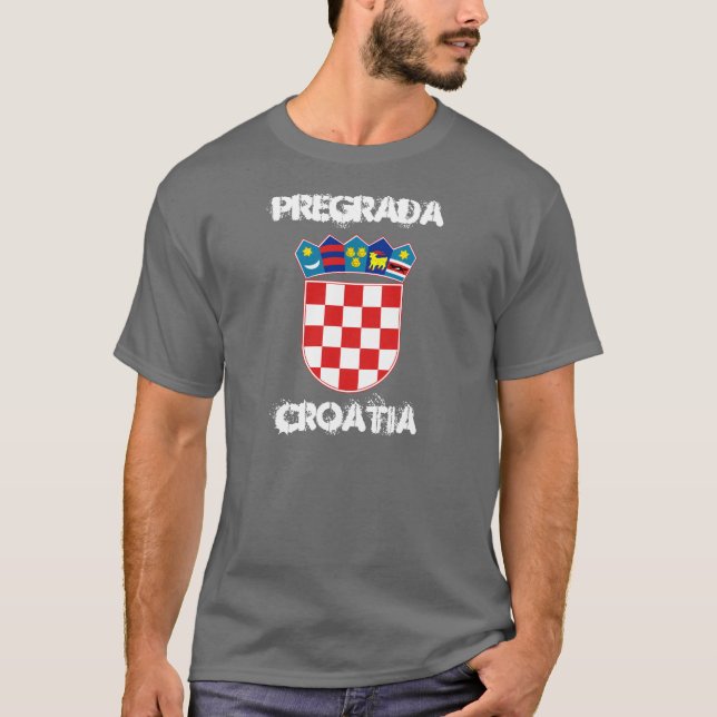 Camiseta Pregrada, Croacia con escudo de armas (Anverso)