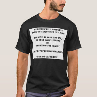 Camiseta pregunta con dios TJ de la intrepidez