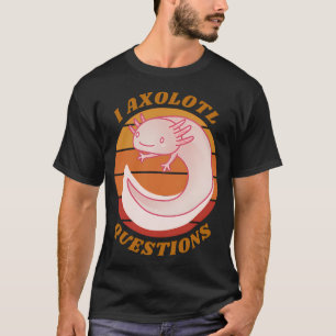 CAMISETA PREGUNTA DE AJOLOTE RETRO ADORABLE, AÑO 2 DE AJOLO