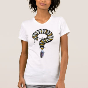 Camiseta pregunta monarca mariposa crisalis NUEVA