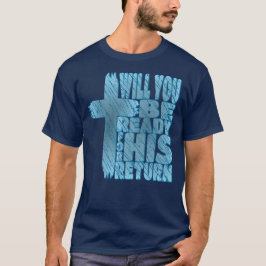 Camiseta Pregunta rápida con diseño con problemas cruzados