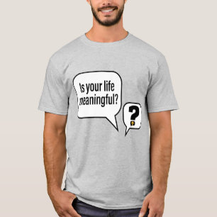 Camiseta Pregunta significativa — Gris