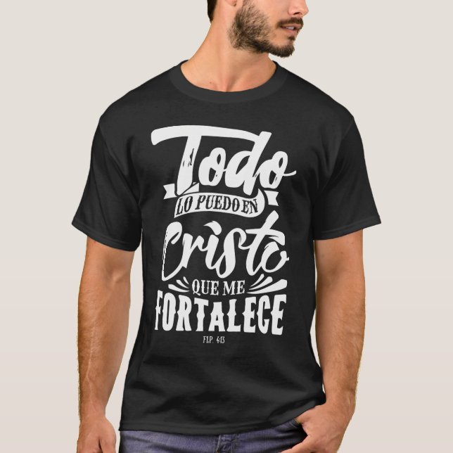 Camiseta Pregúntame acerca de mi Jesucristo (Anverso)