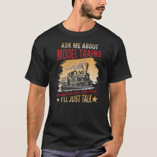 Camiseta Pregúntame acerca de modelos de trenes de cercanía