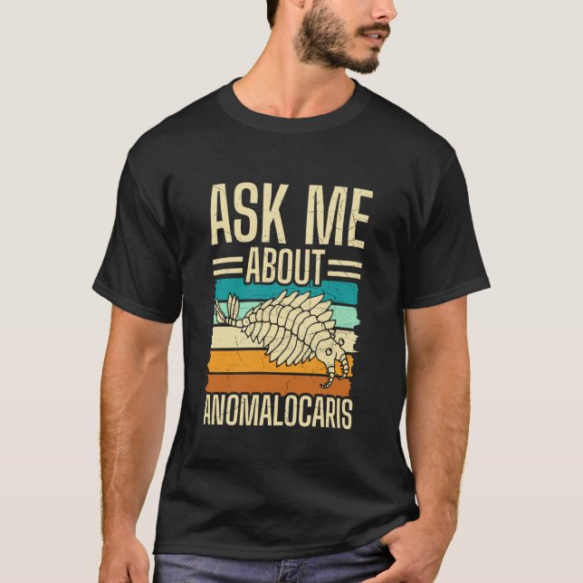 Camiseta Pregúntame sobre Anomalocaris (Anverso)
