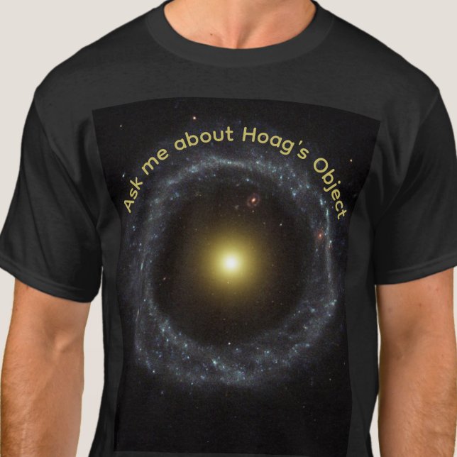 Camiseta Pregúntame sobre astrofísico objeto de Hoag  (Ask me about Hoag's Object for astrophysicists, teachers, space enthusiasts.)
