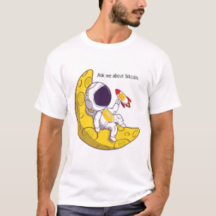 Camiseta Pregúntame sobre Bitcoin
