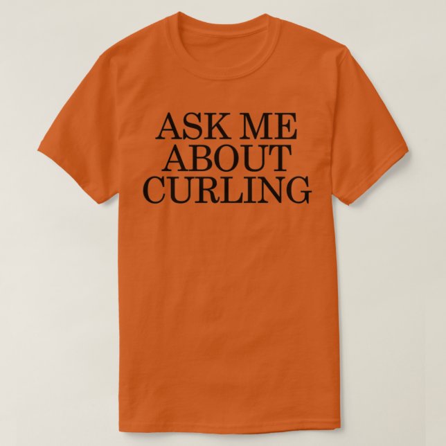 Camiseta Pregúntame sobre curar (Diseño del anverso)