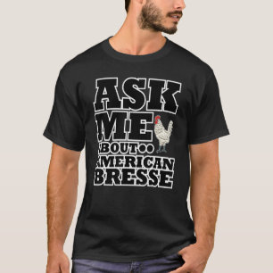 Camiseta Pregúntame sobre el gallo de gallo de béisbol amer