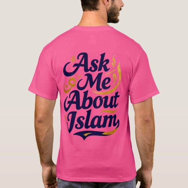 Camiseta Pregúntame sobre el Islam (Reverso)