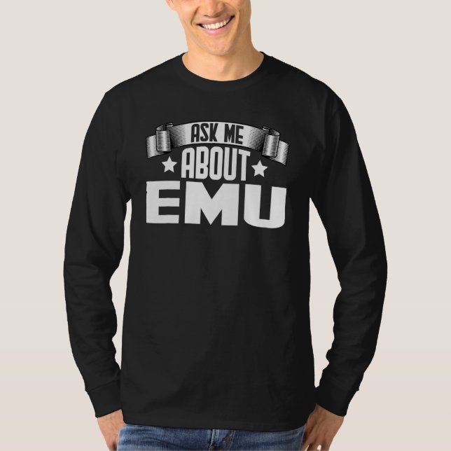 Camiseta Pregúntame sobre Emu Emu (Anverso)