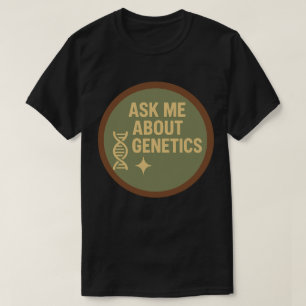 Camiseta Pregúntame sobre genética