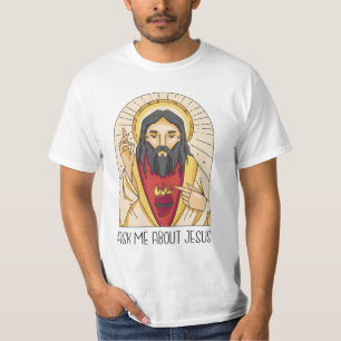 Camiseta Pregúntame sobre Jesús