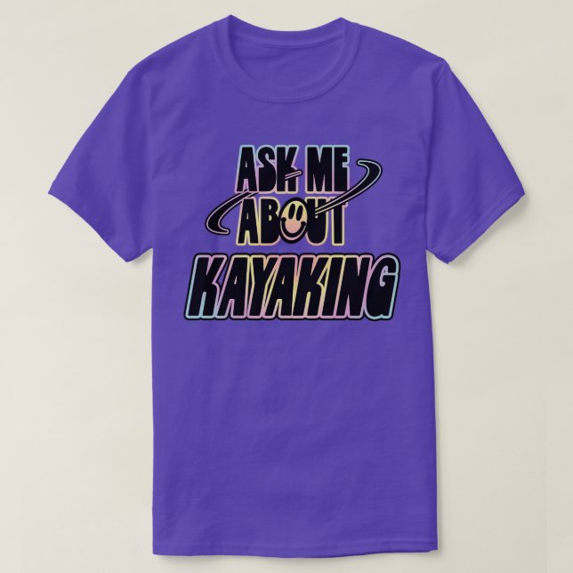 Camiseta Pregúntame sobre Kayak 2 (Diseño del anverso)