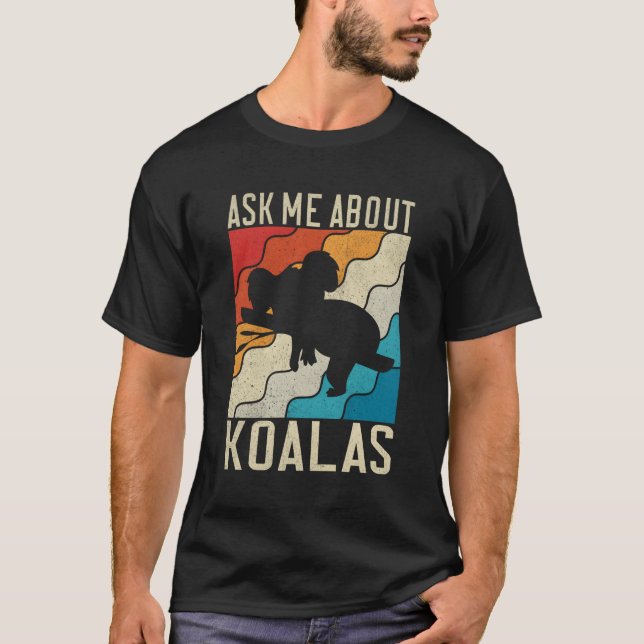 Camiseta Pregúntame sobre Koalas (Anverso)