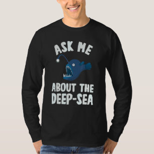 Camiseta Pregúntame sobre la bióloga marina de peces angula
