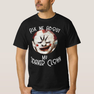 Camiseta Pregúntame sobre la comida de la fiesta de cena de