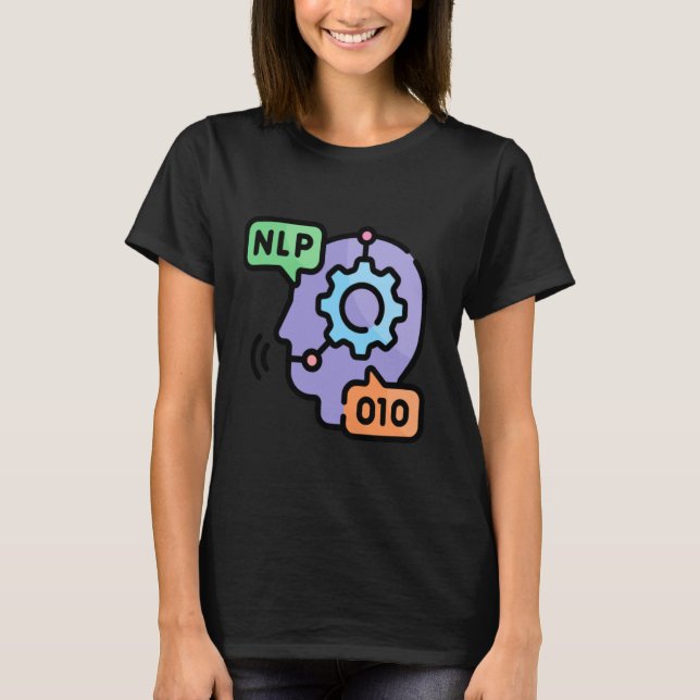 Camiseta Pregúntame sobre la programación neuro-lingüística (Anverso)