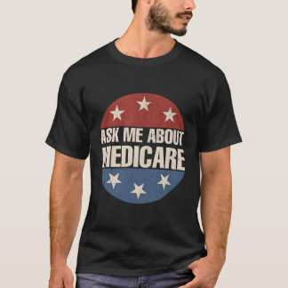 Camiseta Pregúntame sobre las ventas de agentes de seguros 