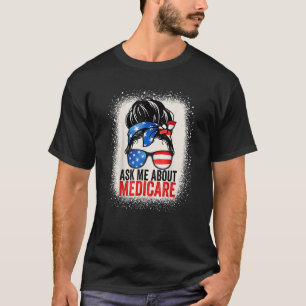 Camiseta Pregúntame sobre las ventas de agentes de seguros 