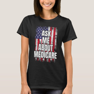 Camiseta Pregúntame sobre las ventas de agentes de seguros